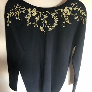 Vintage oversized off the shoulder sweater